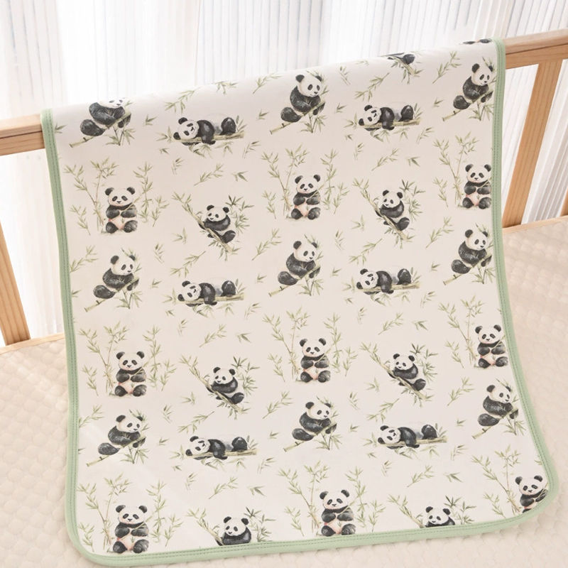 Thin Pure Cotton Knitted Waterproof Changing Mat