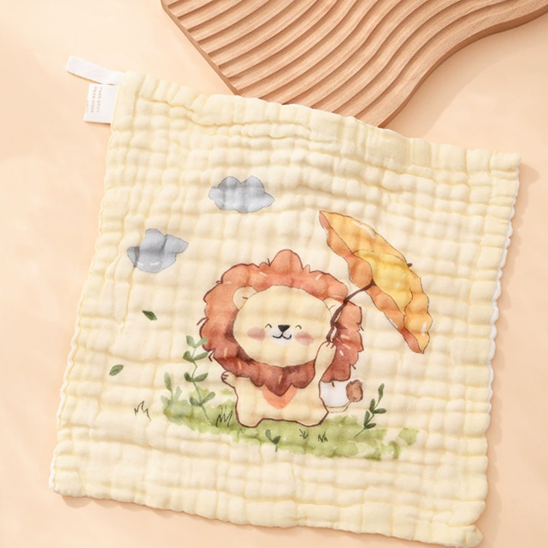 Washed Gauze Square Towel