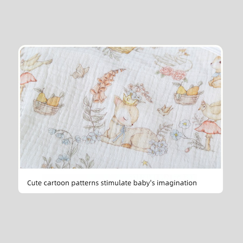 Double-Arc Crinkle Burp Cloth