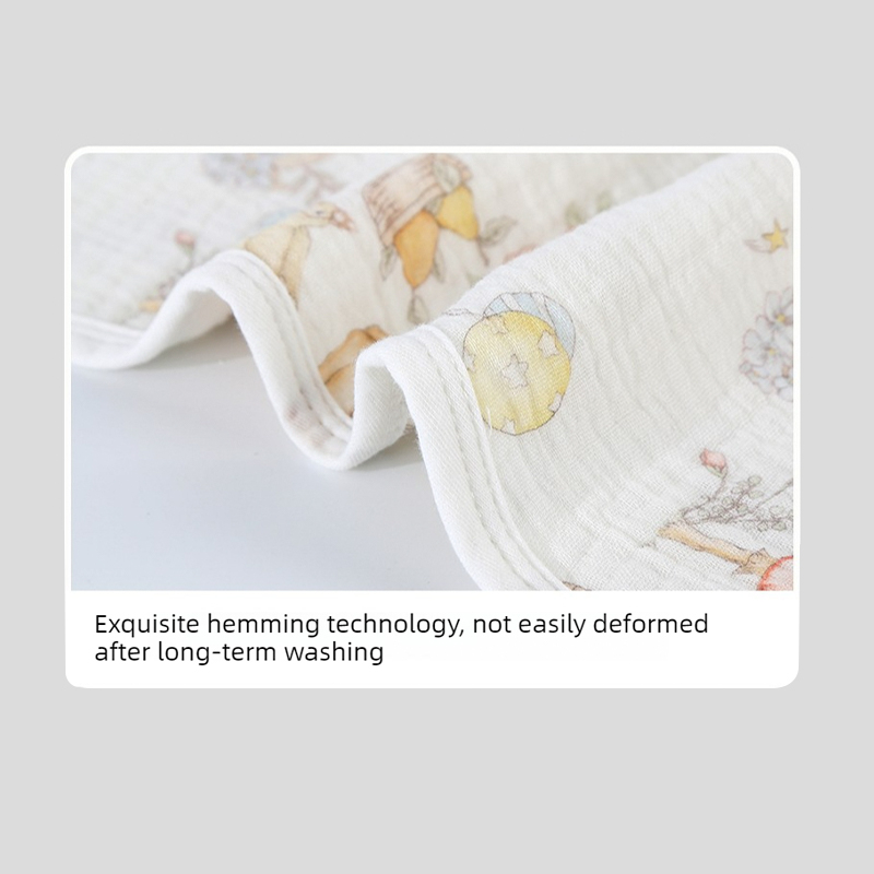 Double-Arc Crinkle Burp Cloth