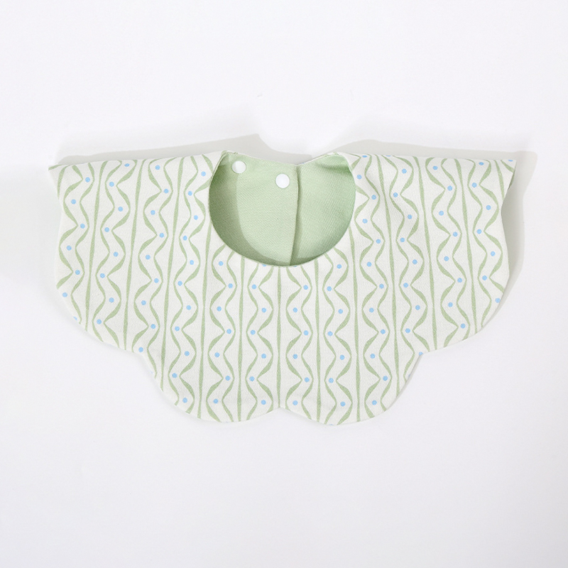 Knitted Petal Bib
