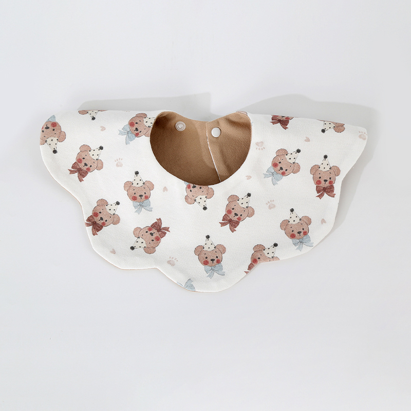 Knitted Petal Bib