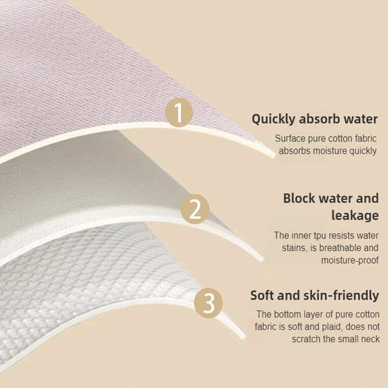 Knitted Smiley Face Bib