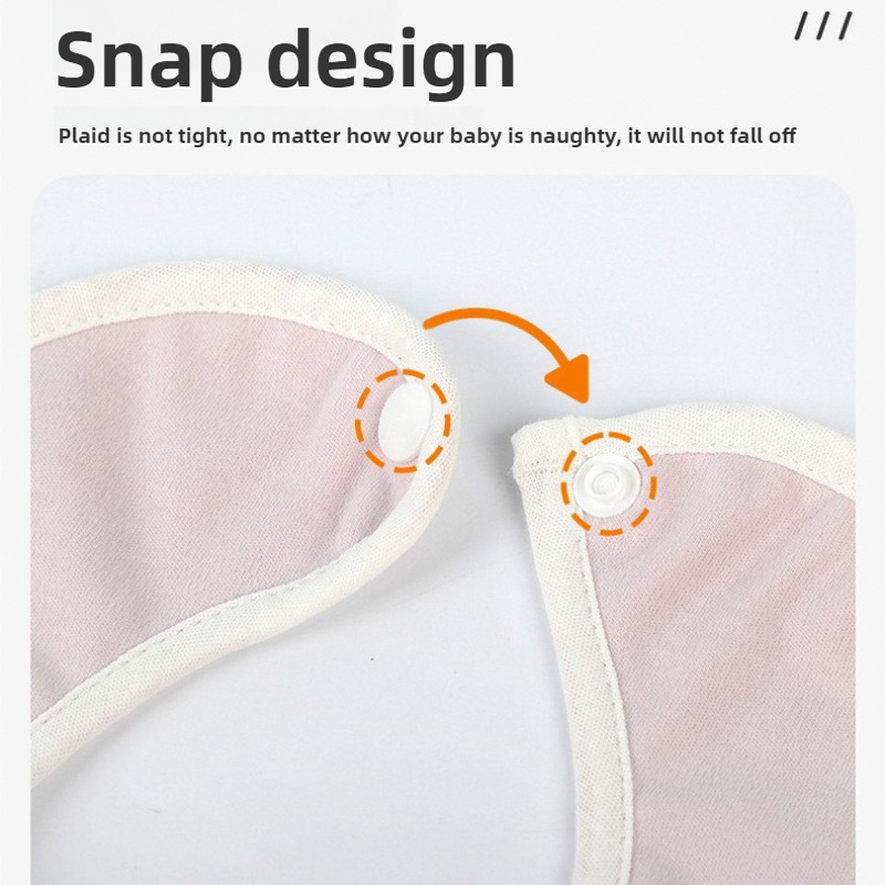 Knitted Smiley Face Bib